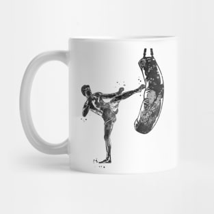 Kickbox Male Martial Artist Mug